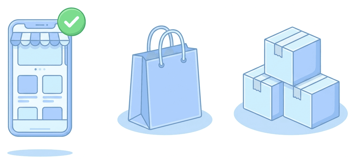 A storefront, orders, and shipments staying in sync in BizPro-Vision